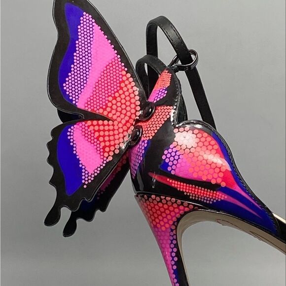 Sophia Webster Chiara Leather Butterfly Sandals size 37 - Picture 10 of 13